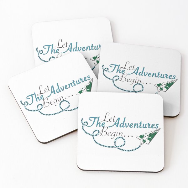 Item preview, Let the Adventures Begin designed and sold by MightyFineGoods.