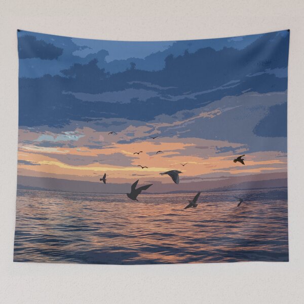 Item preview, Birds and sunset designed and sold by Lotofus.