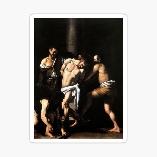 Caravaggio The Flagellation of Christ Sticker