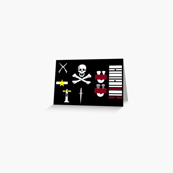 Ww1 Royal Navy Submarine Jolly Roger Pirate Flag Greeting Card By