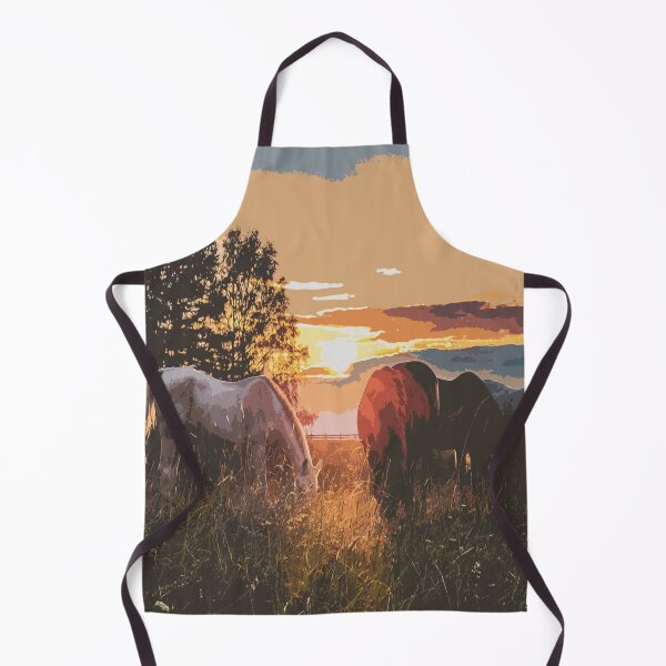 Item preview, Horses and sunset designed and sold by Lotofus.