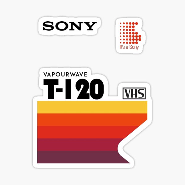 SONY VHS Sticker
