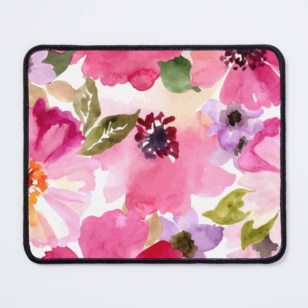 Item preview, Watercolor Flowers Pink Fuchsia designed and sold by junkydotcom.