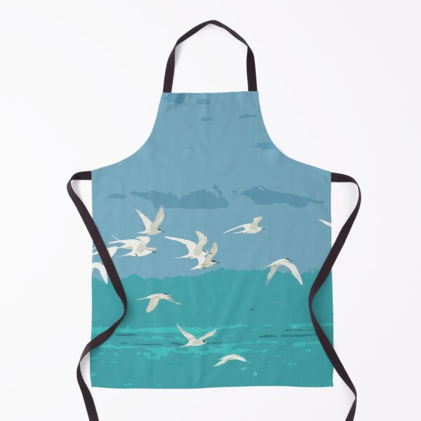 Item preview, Seagulls above blue ocean designed and sold by Lotofus.
