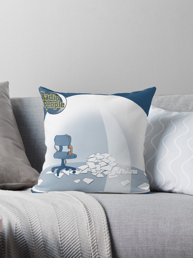Item preview, Throw Pillow designed and sold by RADIOPEOPLE.
