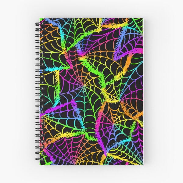 Item preview, Rainbow Spiderwebs Seamless Pattern designed and sold by TheoWren.