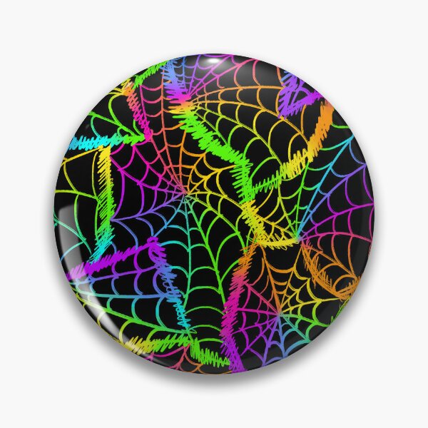 Item preview, Rainbow Spiderwebs Seamless Pattern designed and sold by TheoWren.