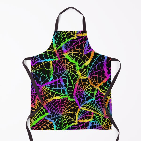 Item preview, Rainbow Spiderwebs Seamless Pattern designed and sold by TheoWren.