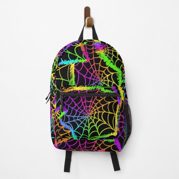 Item preview, Rainbow Spiderwebs Seamless Pattern designed and sold by TheoWren.