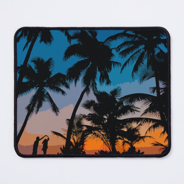 Item preview, lovers under palm trees designed and sold by Lotofus.