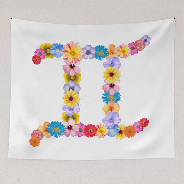 Item preview, Floral Gemini Zodiac Sign designed and sold by Hellofriendco.
