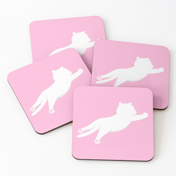 Item preview, JumpJumpCat! White cat designed and sold by mltomi.