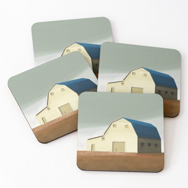 Item preview, Barn village cottage paint landscape  designed and sold by Arctic frame studio.
