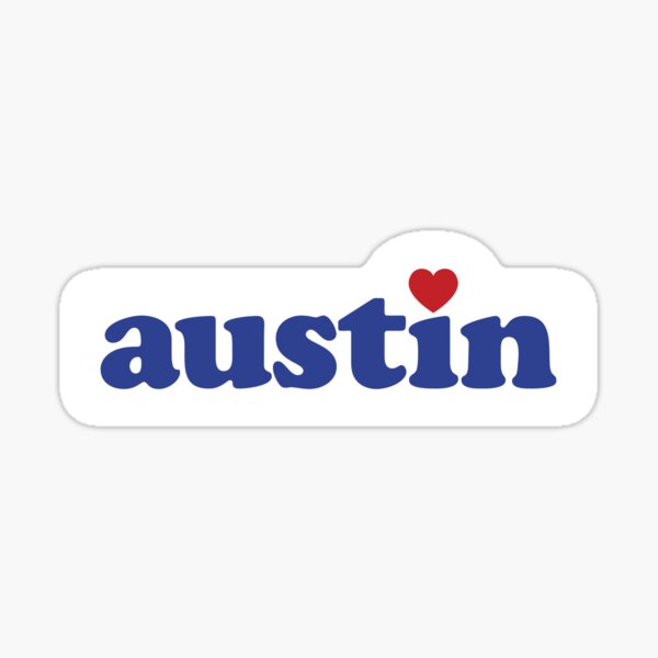 retro austin Sticker
