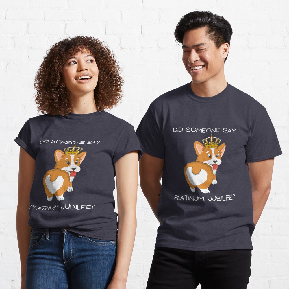 Discover Jubilé de platine de la reine - Funny Corgi T-shirt classique