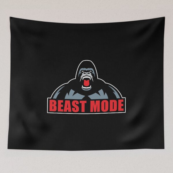 Item preview, Beast Mode Gym Gorilla designed and sold by maniacfitness.