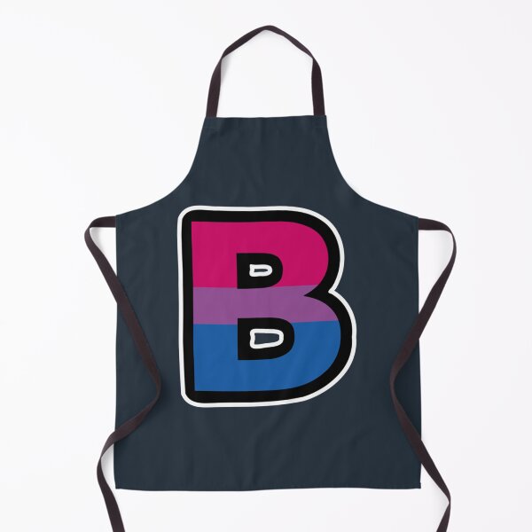Item preview, Big Bisexual B in LGBTQIA Pride Flag Colors796 designed and sold by LoiLErr.