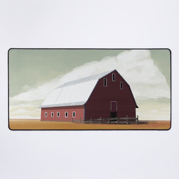 Item preview, Vintage farm barn landscape paint countryside designed and sold by Arctic frame studio.