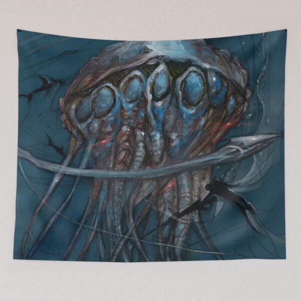 Item preview, UFO in The Abyss designed and sold by SpaceJunk670.