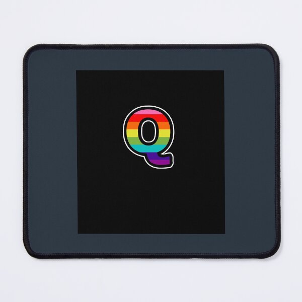 Item preview, Big Queer Q in LGBTQIA Pride Flag Colors470 designed and sold by LoiLErr.