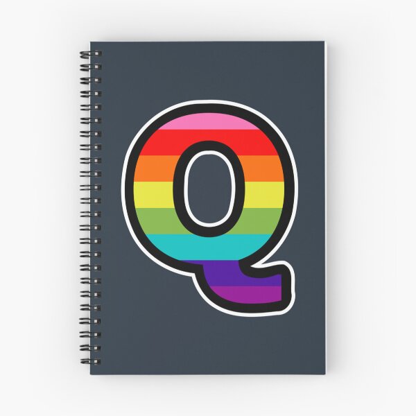 Item preview, Big Queer Q in LGBTQIA Pride Flag Colors583 designed and sold by LoiLErr.