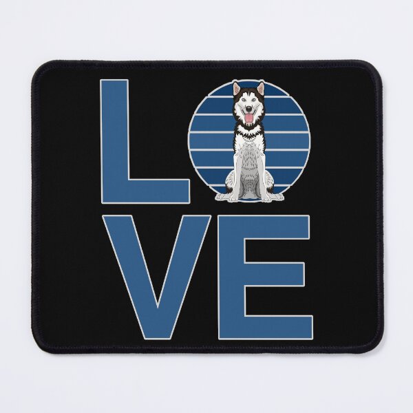Item preview, I Love huskies designed and sold by SidTastic .
