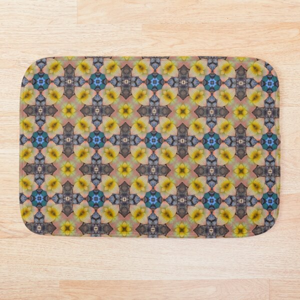 Item preview, Yellow, Orange and Blue Modern Arabesque Flower Pattern | Romulea Pilosa 1.3 designed and sold by FRLF.