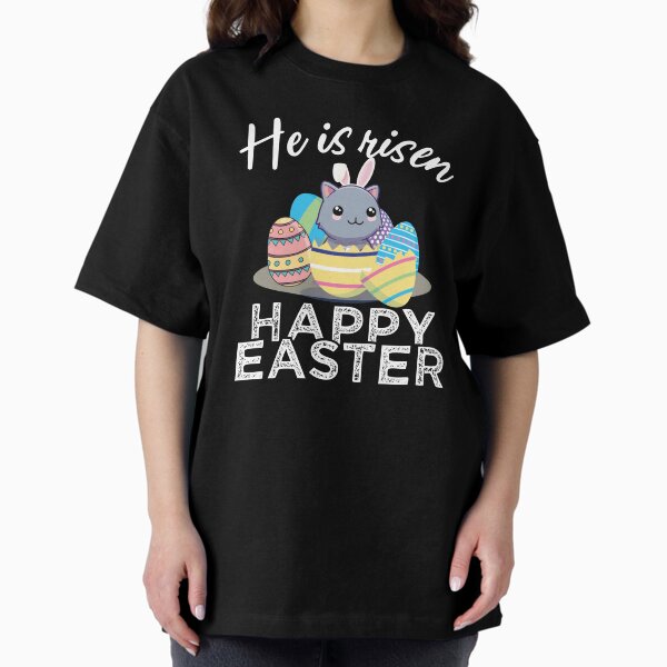 Item preview, Cute Cat Bunny Ears Easter Egg Hunt Risen Bible designed and sold by alltheprints.