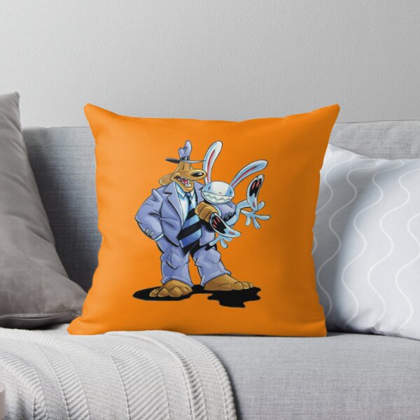 Sam & Max - Hug Art Throw Pillow