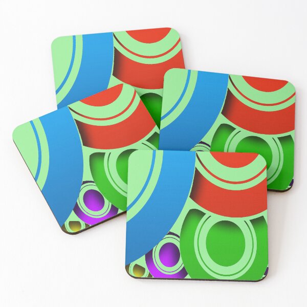 Item preview, Color geometric shapes art designed and sold by artdragongift 15.