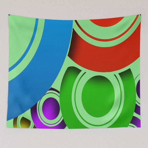 Item preview, Color geometric shapes art designed and sold by artdragongift 15.