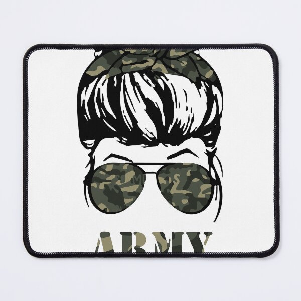 Item preview, Army Mom Military Svg Png Mom Life Svg Messy Bun Svg Mom Jeans Boy Mom Svg Long Distance Mom Bonus Mom Mother In Law Gift For Mothers Day designed and sold by roboyx.