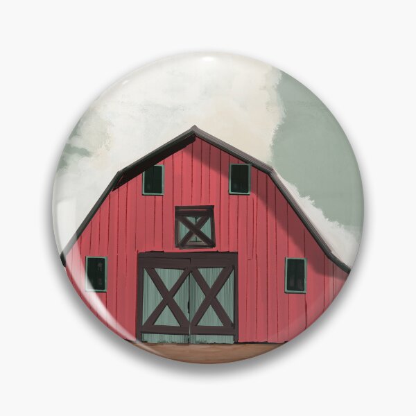 Item preview, vintage farm barn landscape, designed and sold by Arctic frame studio.