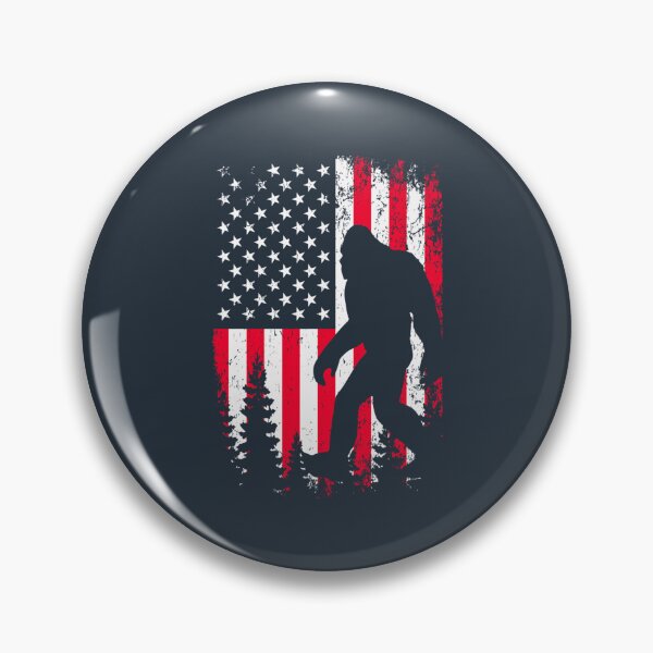 Artikelvorschau, Bigfoot 4. Juli Amerikanische USA-Flagge Patriotischer Bigfoot 326 entworfen und verkauft von LeerSiun.