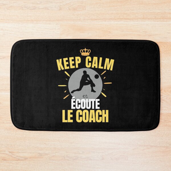 Item preview, funny volleyball man - keep calm and listen to the coach designed and sold by RomualdGR.