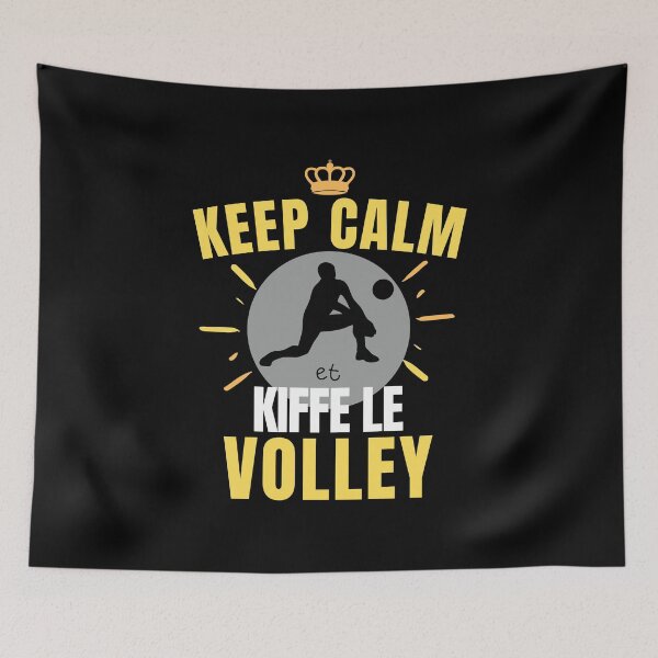 Item preview, funny volleyball man - keep calm and love volleyball designed and sold by RomualdGR.