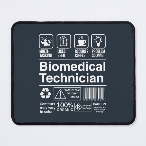 Item preview, Biomedical Technician Funny Description Label17 designed and sold by LeerSiun.