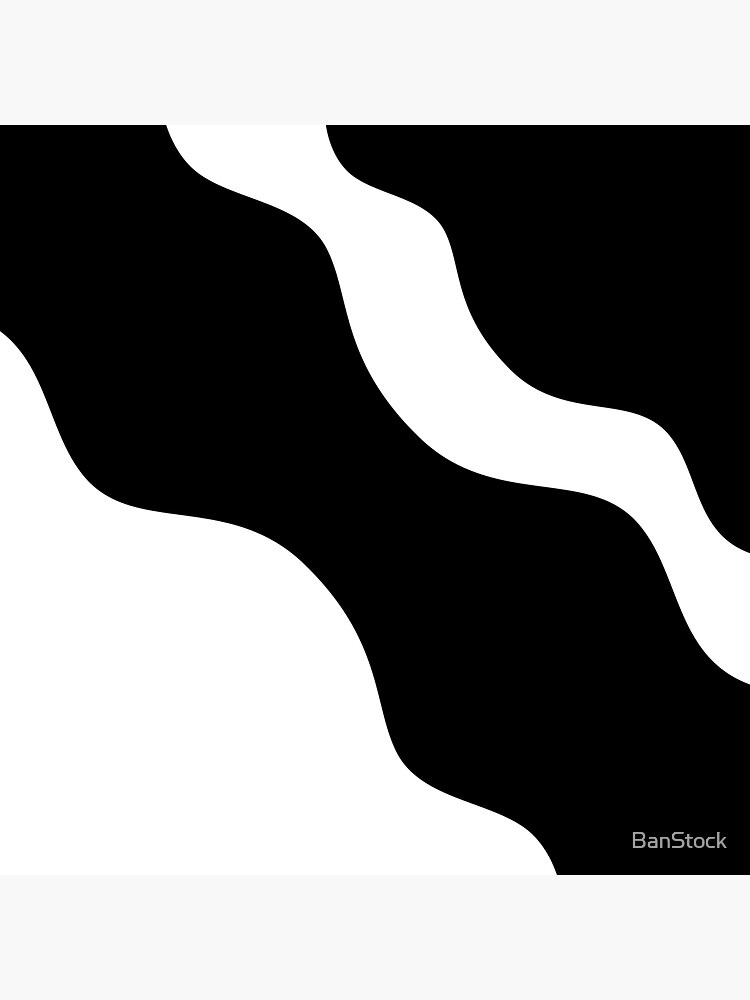 "Black and white mixed design " Sticker by BanStock Redbubble