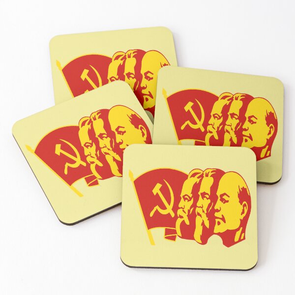 Item preview, Engels, Marx, Lenin red color designed and sold by artdragongift 15.