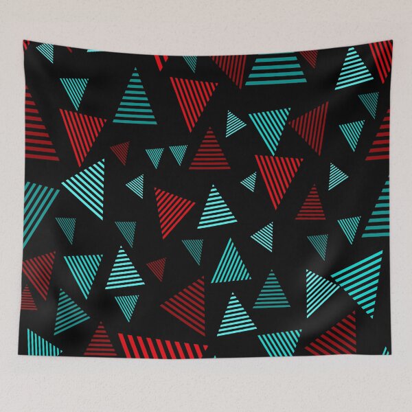 Item preview, Multicolor Triangle Pattern  designed and sold by risingrocket.