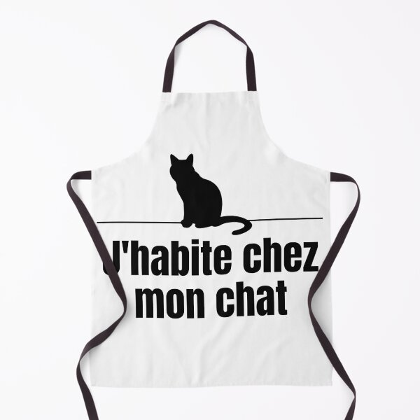 Aperçu de l'œuvre J'habite chez mon chat créée et vendue par TaxiFraise.