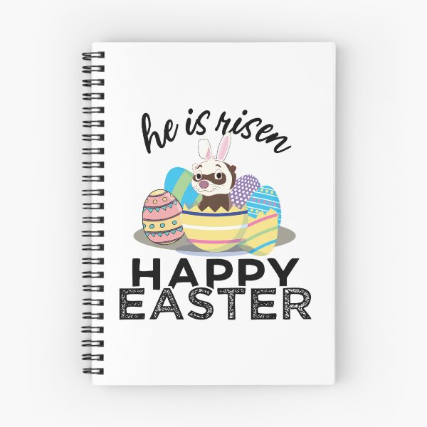 Item preview, Cute Ferret Bunny Ears Easter Egg Hunt Risen designed and sold by alltheprints.