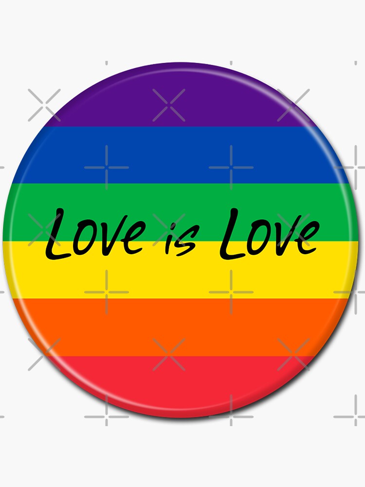 Love Is Love Lgbt Sticker For Sale By Hedgehog633 Redbubble