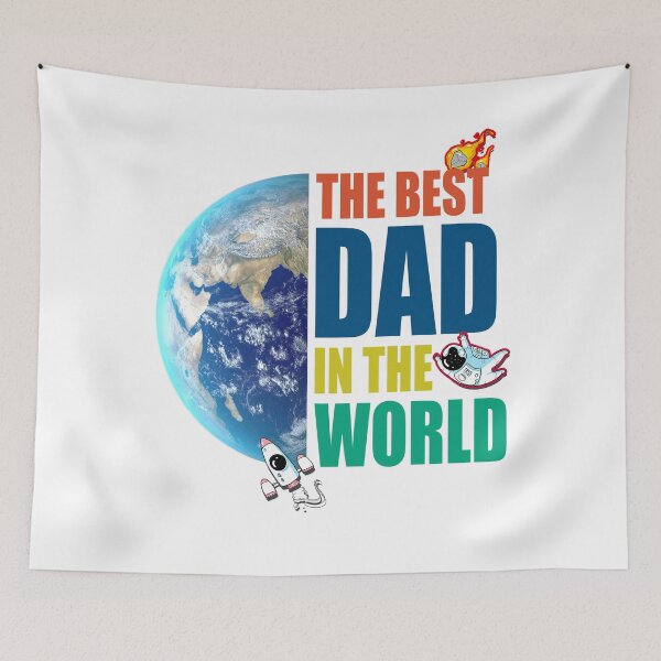 Item preview, Dad (W),Father,The best Dad in the world,Happy Father's Day T-Shirt, Father's Day Gift, Moustache Shirt designed and sold by Vaccine159.