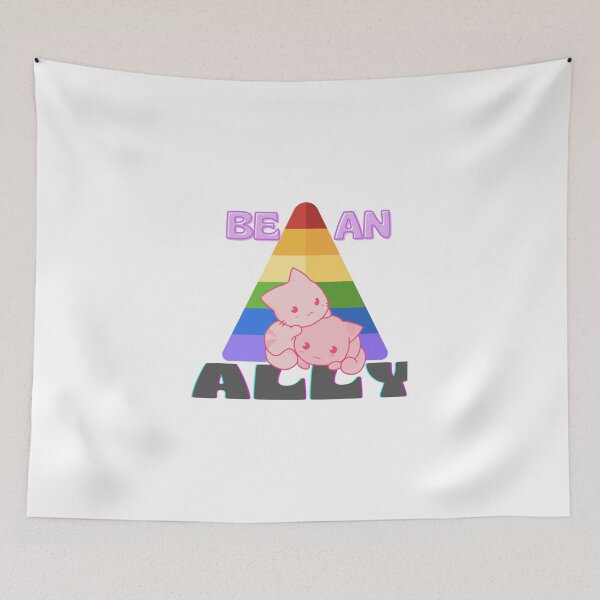 Item preview, Pride Allyship - BE AN ALLY, allyship color designed and sold by ElliottKiti.