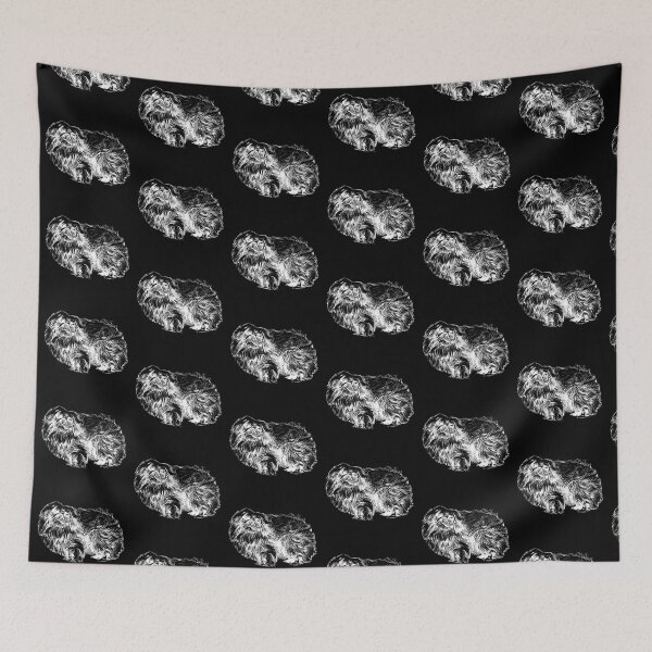 Item preview, White Ink Pekingese dog designed and sold by see-the-fox.