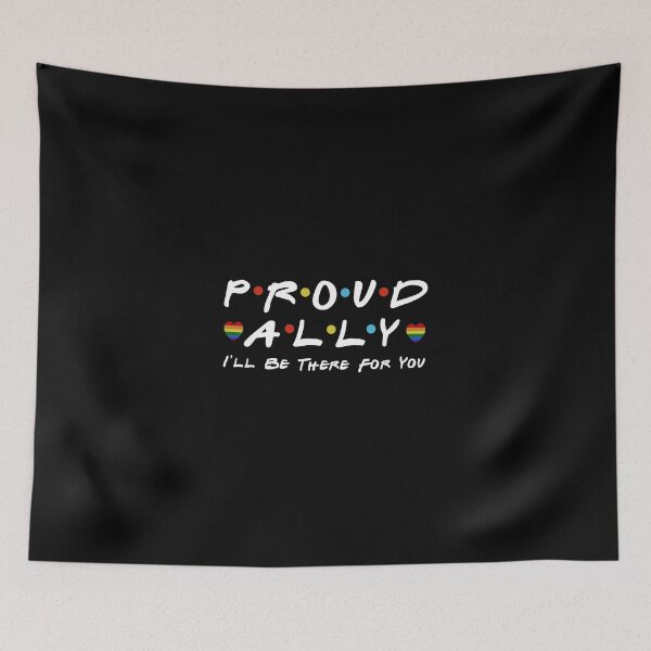 Item preview, pride allyship Proud ally, allyship color designed and sold by ElliottKiti.