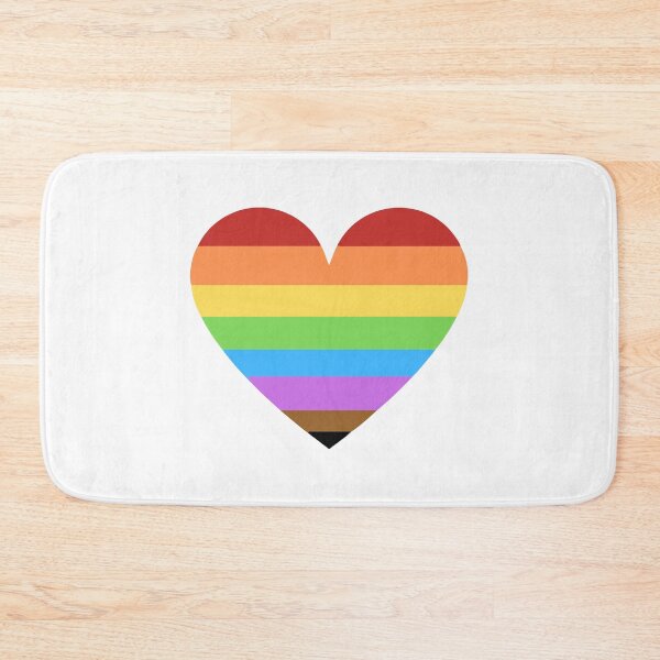 Item preview, Rainbow Heart, allyship color designed and sold by ElliottKiti.