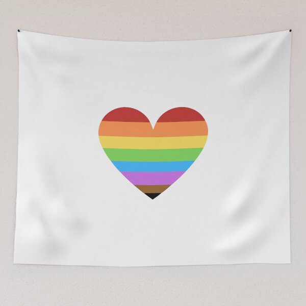 Item preview, Rainbow Heart, allyship color designed and sold by ElliottKiti.