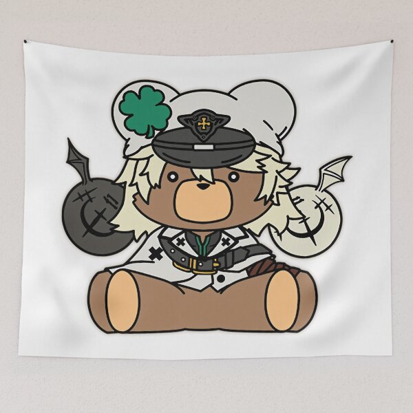 Item preview, Ramlethal Valentine Guilty Gear Guilty Bear  designed and sold by FGCStickers.